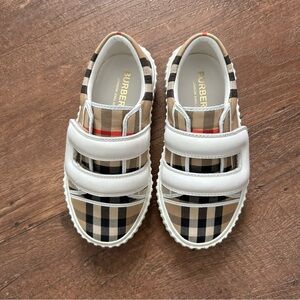Burberry Little Kid's​ Mark Check Low Top Sneakers